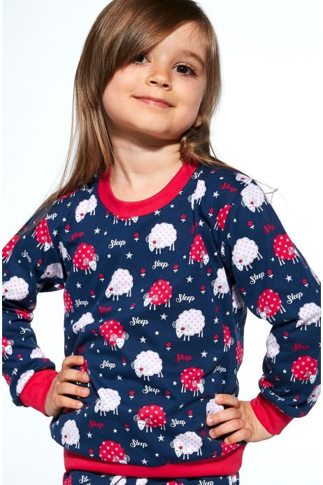 Dievčenské pyžamo Cornette Kids Girl 032/168 Meadow 86-128