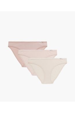 3 PACK nohavičiek Atlantic 3CLP-001 bikini