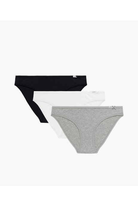 3 PACK nohavičiek Atlantic 3CLP-001 bikini