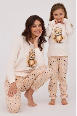 Dievčenské pyžamo Cornette Kids Girl 594/180 Sweet Bear 86-128