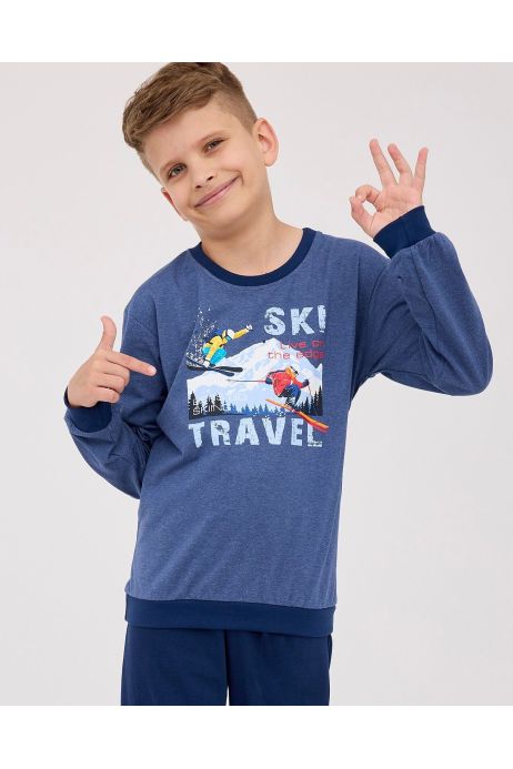 Chlapčenské pyžamo Cornette Young Boy 267/158 Ski 134-164